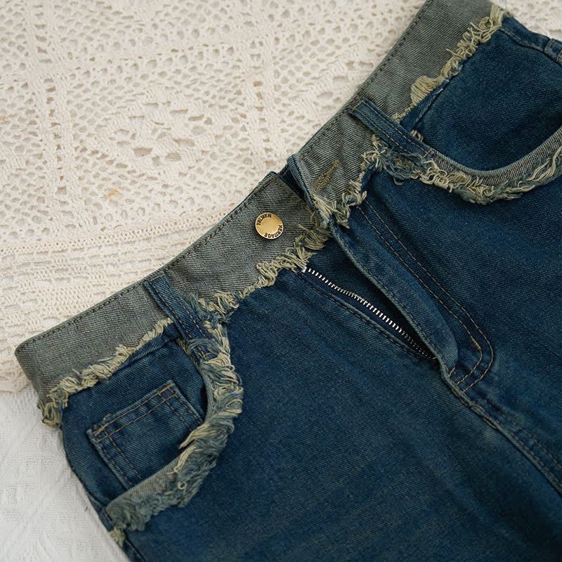 クマ耳セーターとスキニーフレアジーンズのマッチングコーデ - image 7