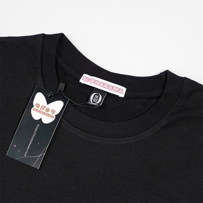 キャラクタープリント100%綿ModakawaTシャツ - image 3