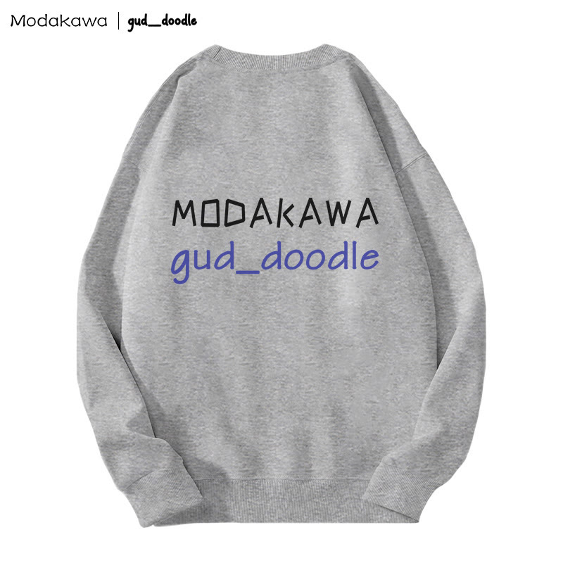 MODAKAWA X gud_doodleキティチキンプリント ラウンドカラー スウェットシャツ - image 2