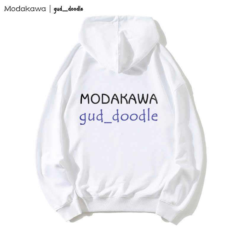 MODAKAWA X gud_doodleスリーピングキティプリント ルーズパーカー - image 2