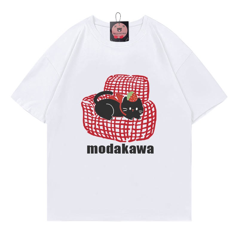ソファキティプリントModakawaTシャツ - White - 5XL - image 2