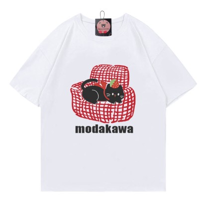 ソファキティプリントModakawaTシャツ - White - 5XL - image 2