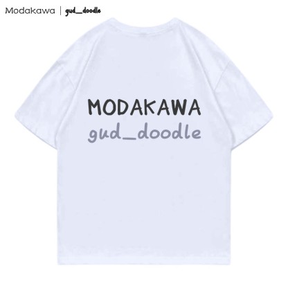 Modakawa x gud_doodleシャークキティプリント100%綿Modakawa Tシャツ - image 2