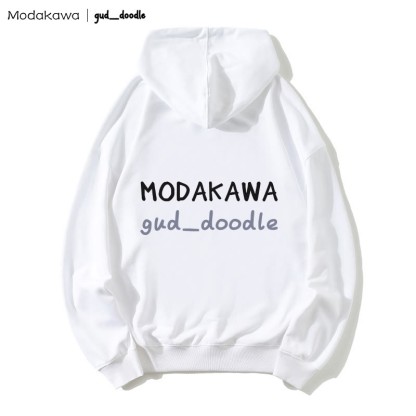 Modakawa x gud_doodleシャークキティプリント ルーズパーカー - image 2