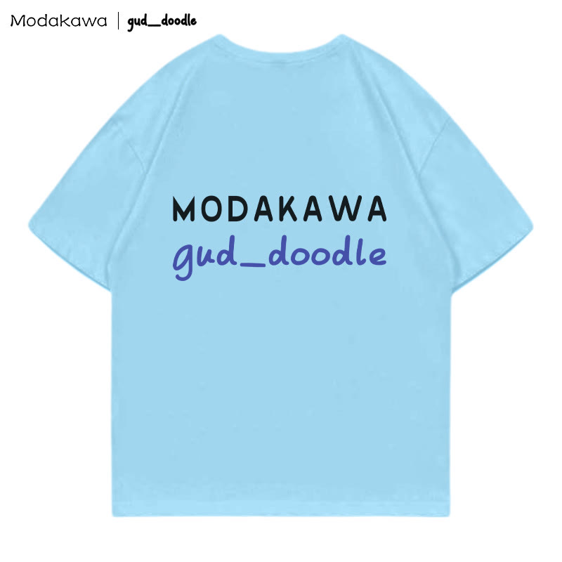 MODAKAWA X gud_doodleキティシャークプリントTシャツ - image 2