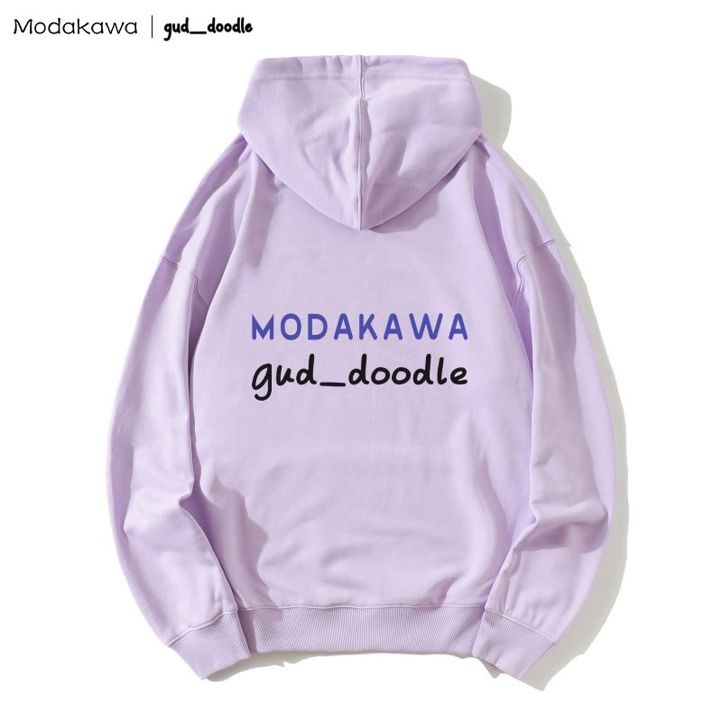 MODAKAWA X gud_doodleキティシャークプリント ルーズパーカー - image 2