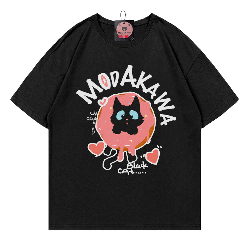 ドーナツキティレタープリントModakawaTシャツ - Black - 5XL - image 2