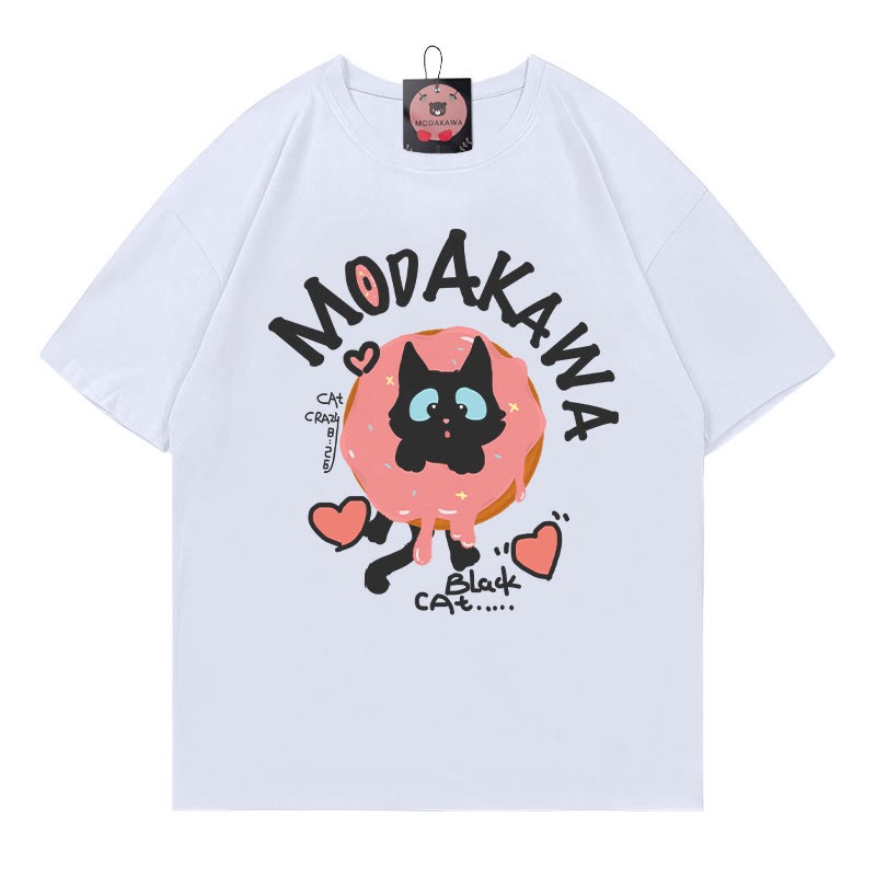 ドーナツキティレタープリントModakawaTシャツ - White - 5XL - image 1