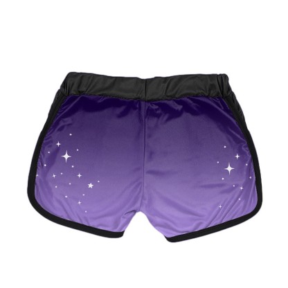 グラデーションフラワースタープリントModakawaショートパンツ - image 3