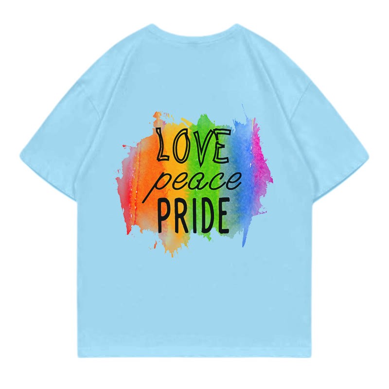 PRIDE レインボープリントModakawaTシャツ - image 2