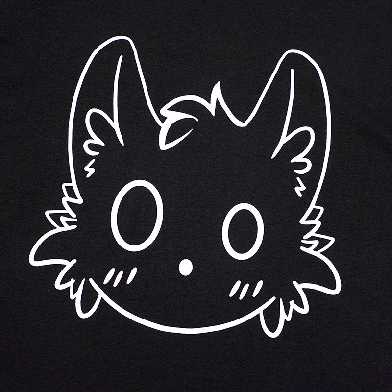 リトルモンスタープリント100%綿ModakawaTシャツ - image 2