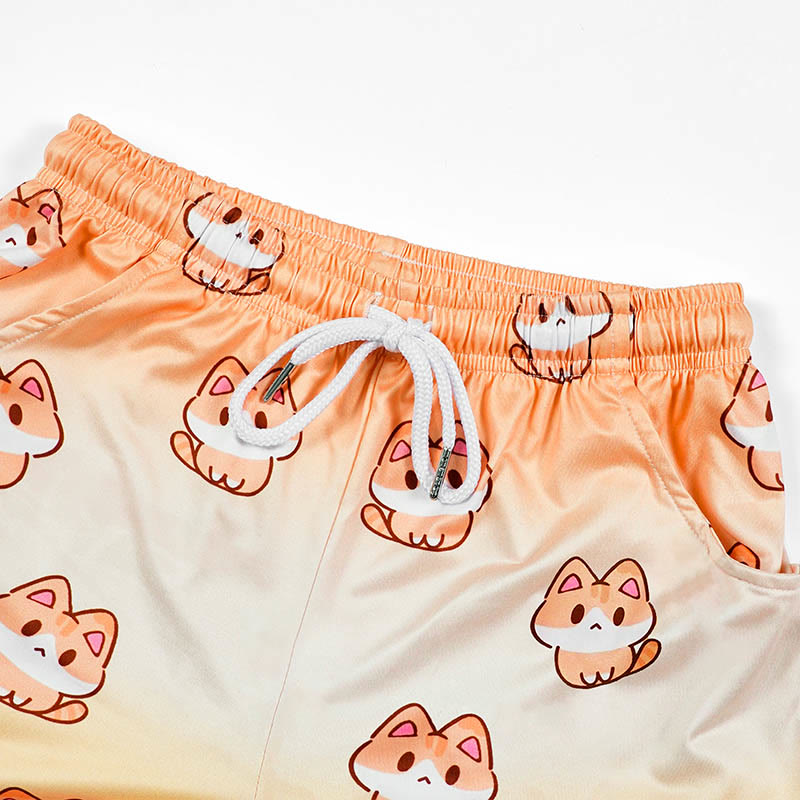 キティプリントModakawaカジュアルショートパンツ - image 6