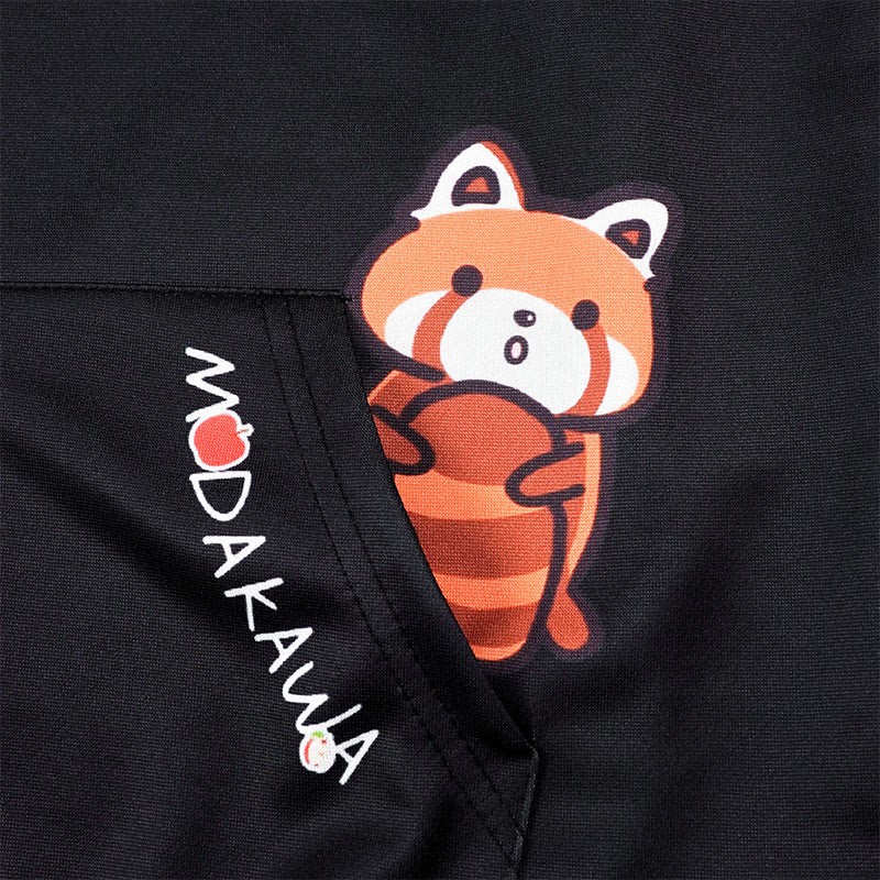 グラデーションレッサーパンダレタープリントModakawaカワルーズパーカー - image 2