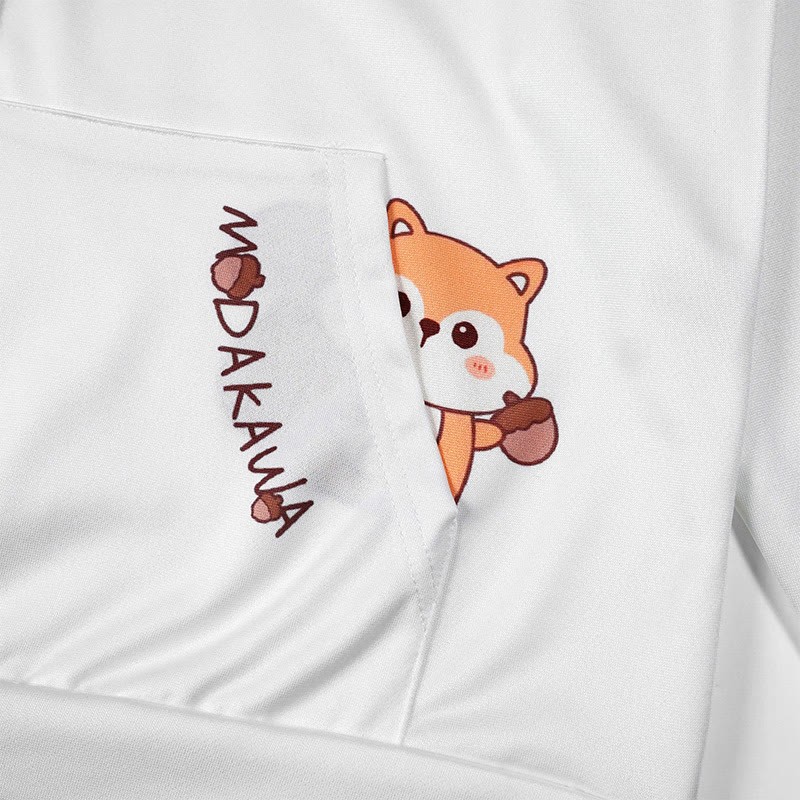 グラデーションリスレタープリントModakawaカワルーズパーカー - image 5