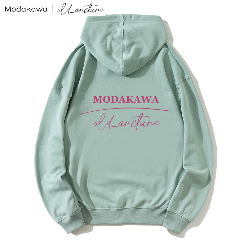 MODAKAWA X old_arcture ローズエンジェル香水瓶レタープリントModakawaルーズパーカー - image 2