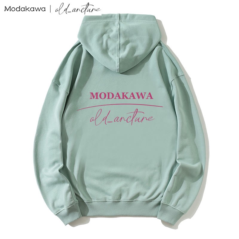 MODAKAWA X old_arcture ローズエンジェル香水瓶レタープリントModakawaルーズパーカー - image 2