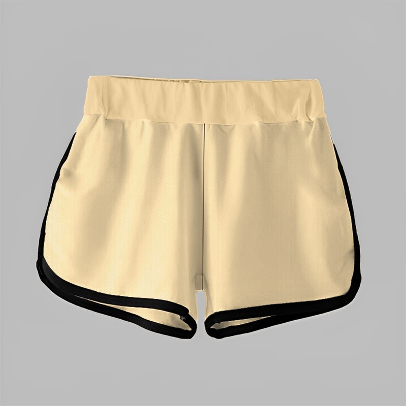 Modakawaカワキティレタープリントカジュアルショートパンツ - image 2