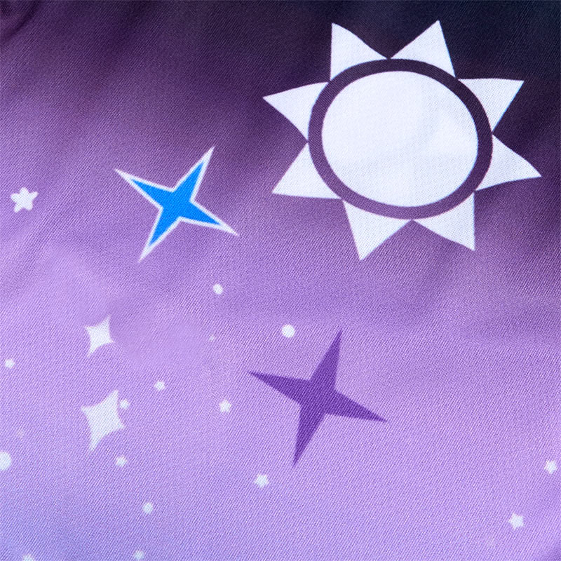 Modakawaグラデーション サンスターレタープリント カジュアルショーツ - image 2