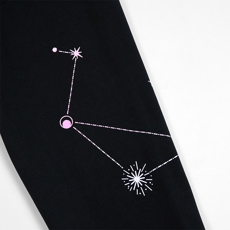 Modakawaグラデーション サン バタフライ プリント ラウンドカラー スウェットシャツ - image 9