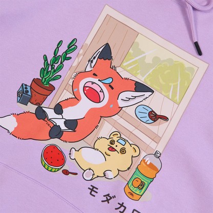 ナッピングアニマルズレタープリントModakawaカワルーズパーカー - image 2