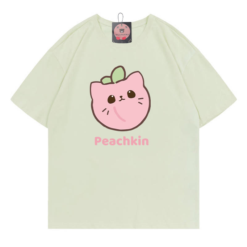 PEACHKIN ピーチキトンプリントModakawaTシャツ - Green - 5XL - image 1