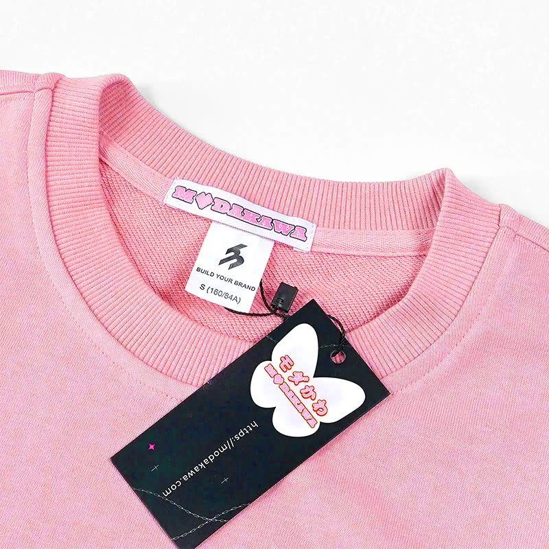 Modakawaキティ パピープリント ラウンドカラー スウェットシャツ - image 7