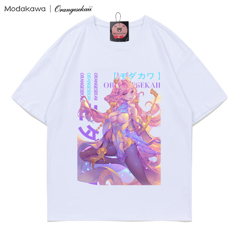 MODAKAWA × orangesekaii ヴァインプリントTシャツ - White - 5XL - image 2