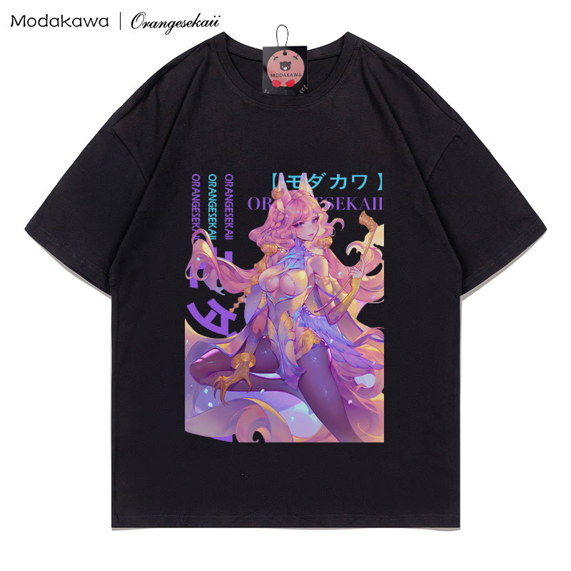 MODAKAWA × orangesekaii ヴァインプリントTシャツ - Black - 5XL - image 1
