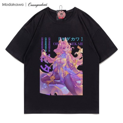 MODAKAWA × orangesekaii ヴァインプリントTシャツ - Black - 5XL - image 1