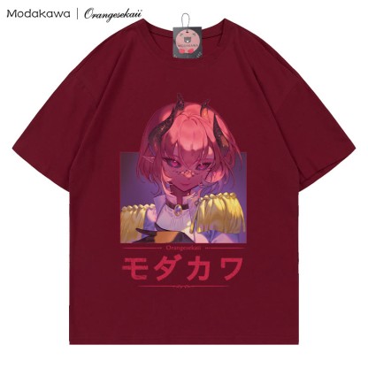 MODAKAWA × orangesekaii ザックスプリントTシャツ - Red - 5XL - image 1