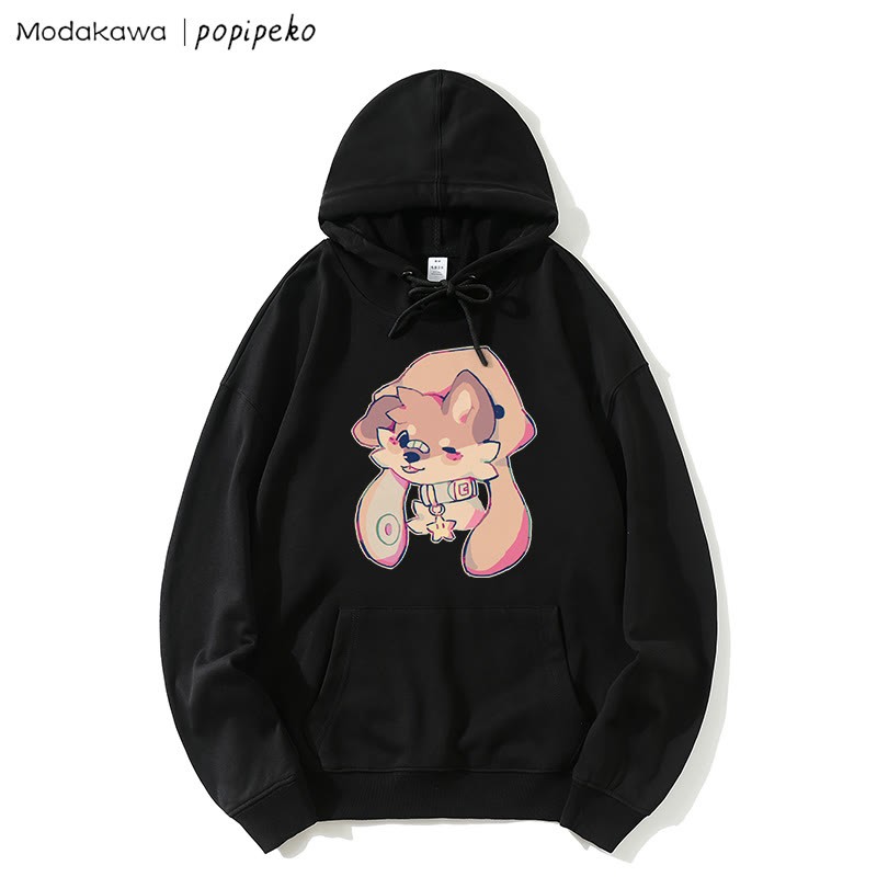 MODAKAWA × popipeko パピープリント ルーズパーカー - Black - 5XL - image 2