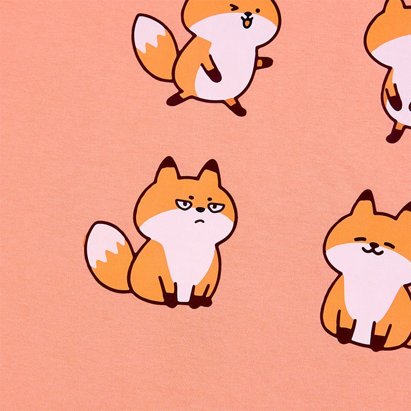 キツネ柄ModakawaTシャツ - image 2