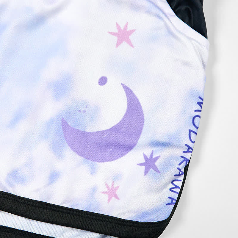  グラデーションムーンレタープリントModakawaショートパンツ - image 2