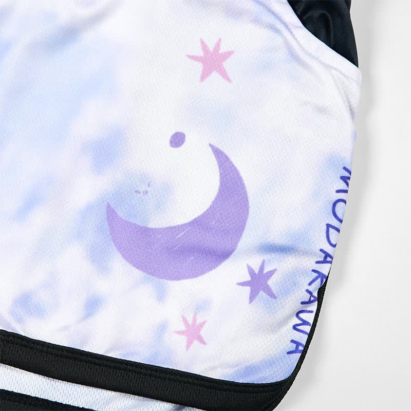  グラデーションムーンレタープリントModakawaショートパンツ - image 2