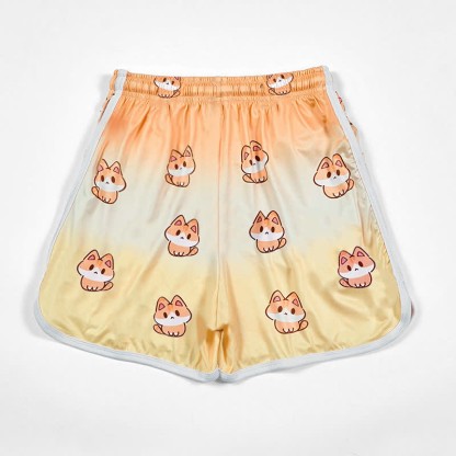 キティプリントModakawaカジュアルショートパンツ - image 4