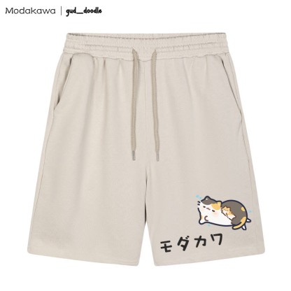 MODAKAWA x gud_doodleキティグラフィックショーツ - アプリコット - 5XL - image 1