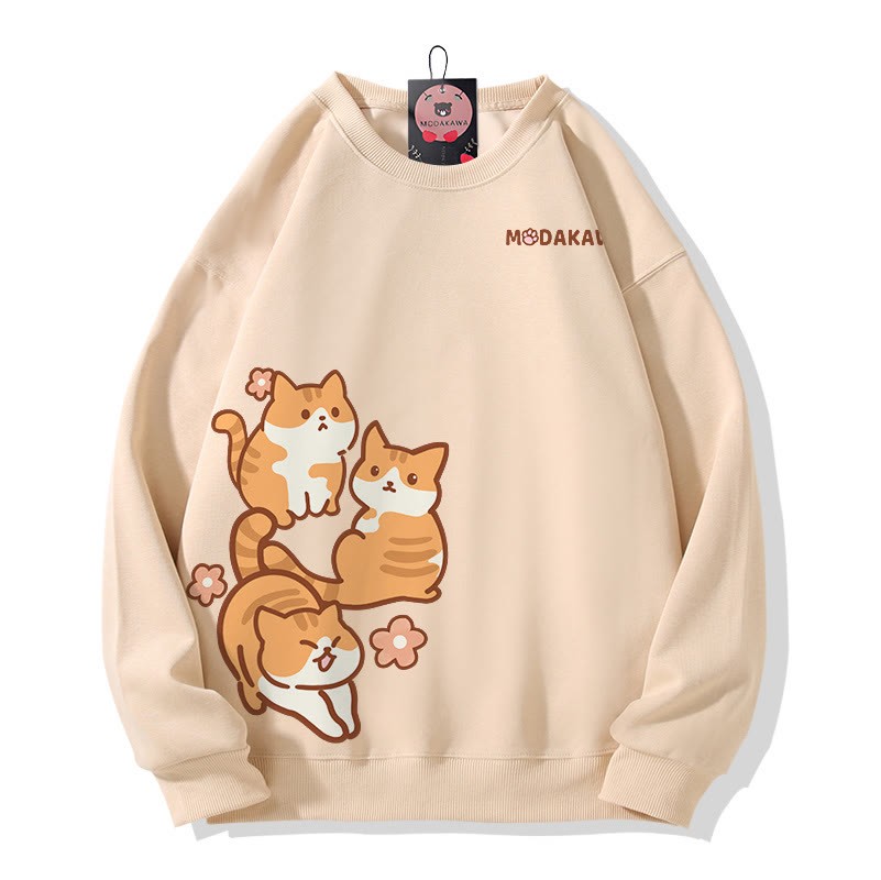 キティグラフィック MODAKAWA スウェットシャツ - Beige - 5XL - image 2