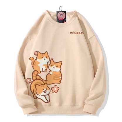キティグラフィック MODAKAWA スウェットシャツ - Beige - 5XL - image 2