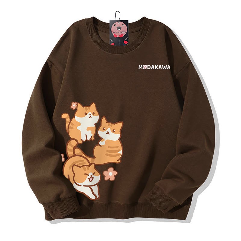 キティグラフィック MODAKAWA スウェットシャツ - Brown - 5XL - image 1
