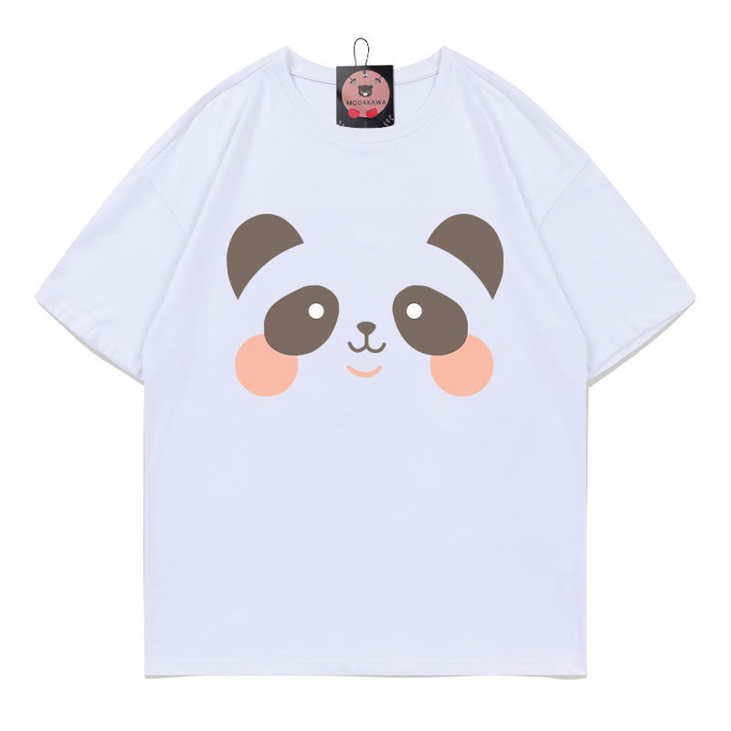 クマプリントTシャツ - White - 5XL - image 1