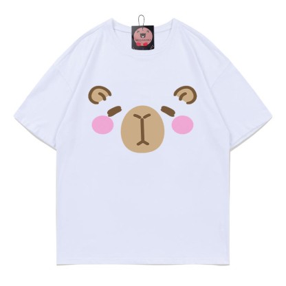 カピバラプリントTシャツ - White - 5XL - image 5