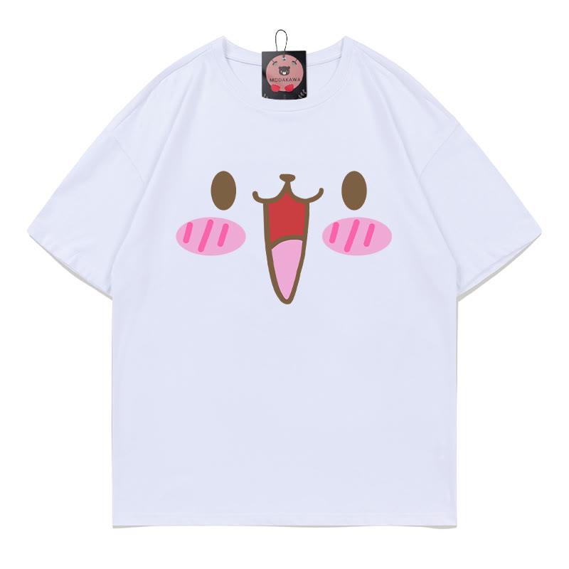 バニープリントTシャツ - White - 5XL - image 1
