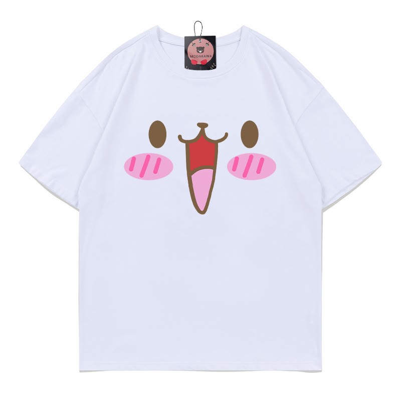 バニープリントTシャツ - White - 5XL - image 1