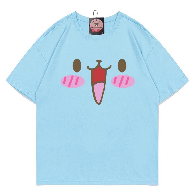 バニープリントTシャツ - Blue - 5XL - image 3