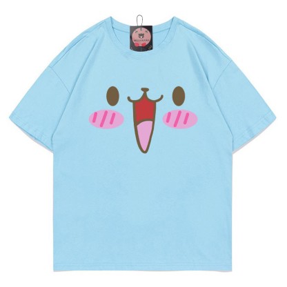 バニープリントTシャツ - Blue - 5XL - image 3