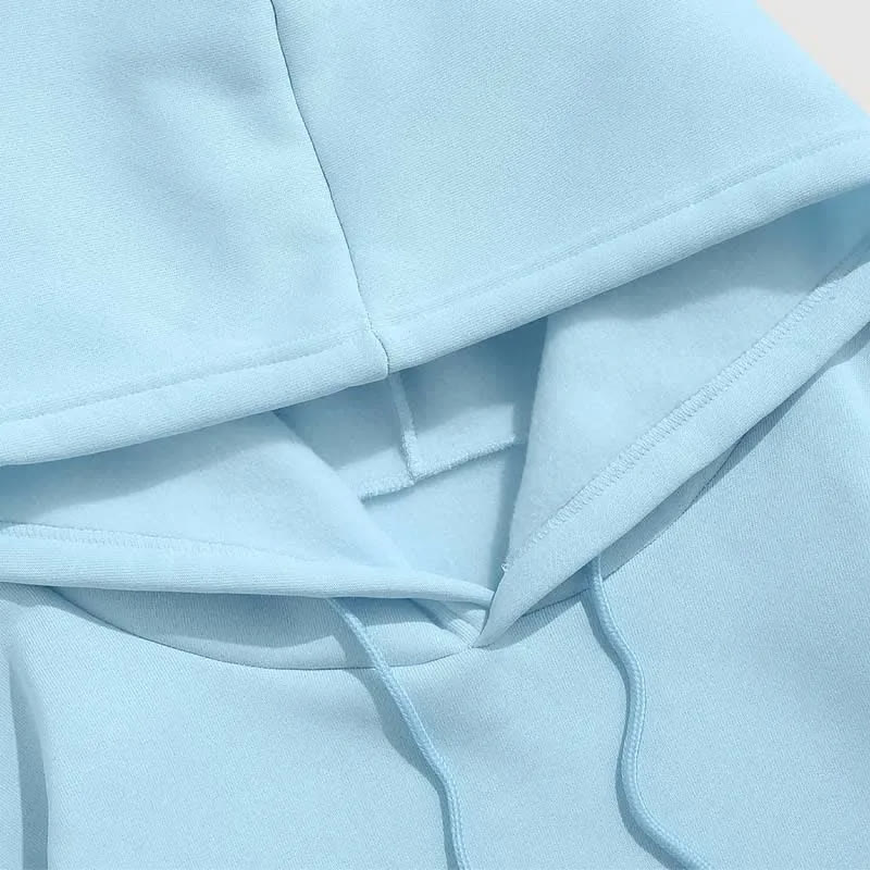 Modakawaシャークプリント ポケット付き プラッシュ パーカー - image 4