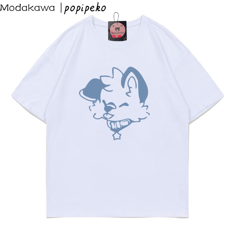 子犬プリントTシャツパンツスカート - T-shirt - 2XL - image 2