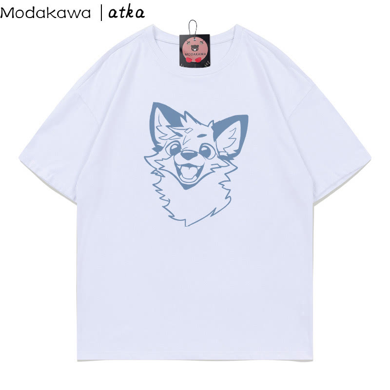 フォックスプリントTシャツパンツスカート - T-shirt - 2XL - image 2