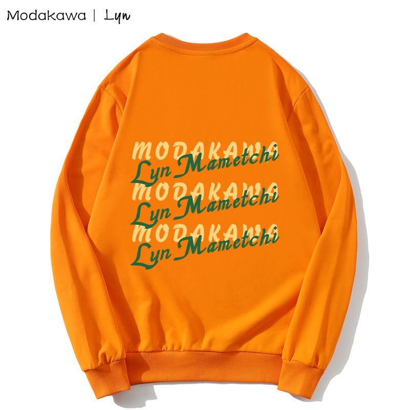 MODAKAWA X Lyn A GOOD MAN NEVER LIES キティマンプリント ラウンドカラー スウェットシャツ - image 2
