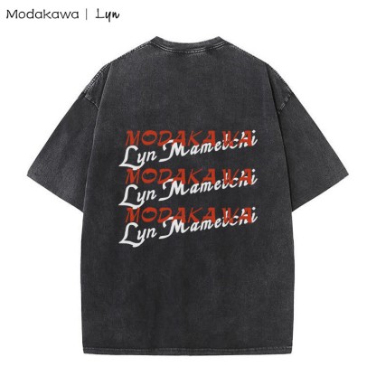 MODAKAWA X Lyn Kitty Girl プリント ヴィンテージウォッシュTシャツ - image 4